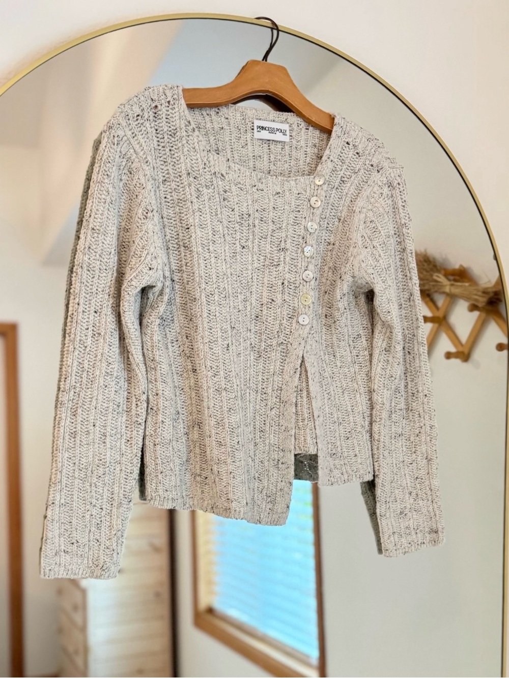 Princess Polly Ribbed Split Front Sweater (6)